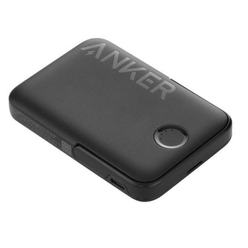 Anker 322 MagGo A1618 5000 mAh Power Bank with Stand, Black - Black