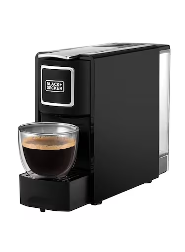 Black+Decker CCM100-B5 منظر جانبي رسمي مع كوب