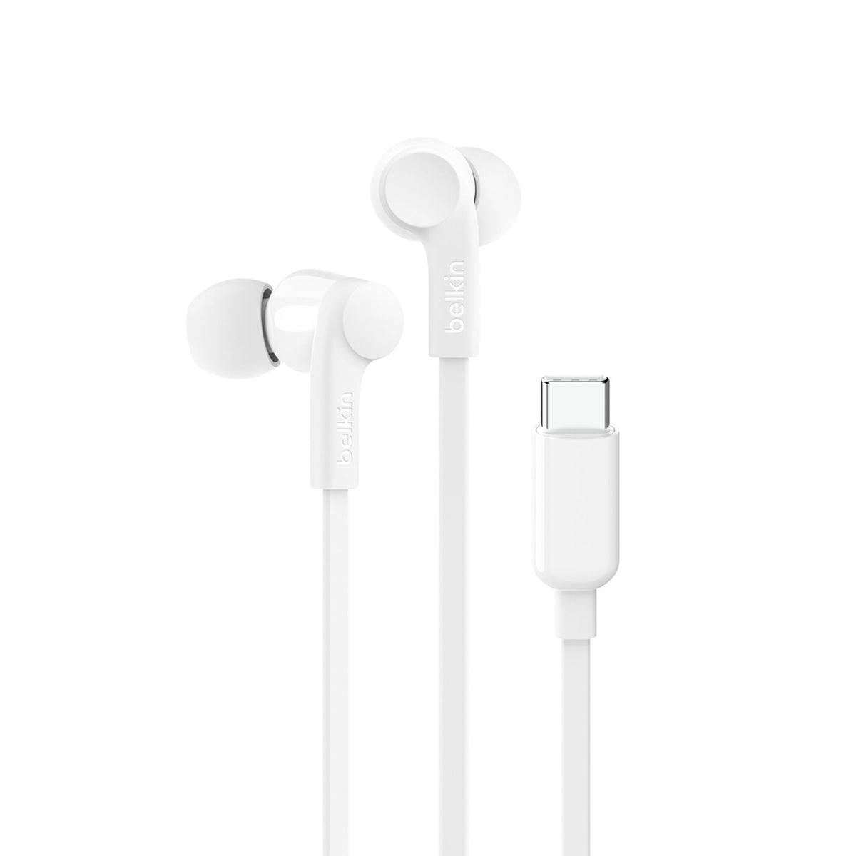 سماعات Belkin SoundForm السلكية بمنفذ USB-C - أبيض - G3H0002btWHT