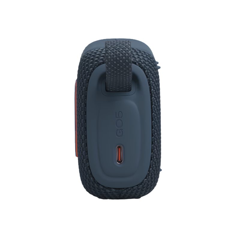 JBL Go 5 Portable Bluetooth Speaker with Ambient Lighting, Blue, original view 4