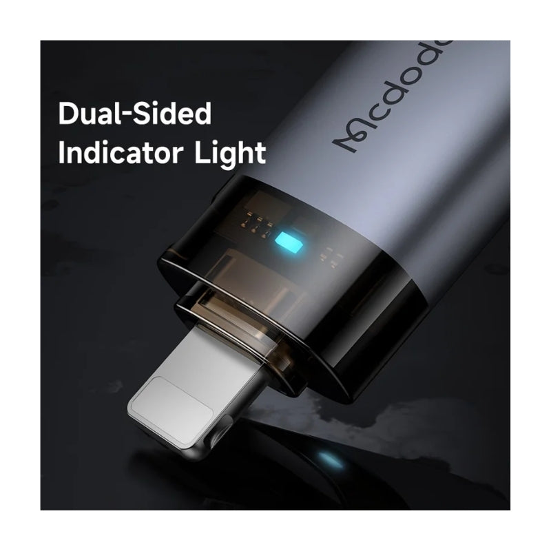 Mcdodo OT-7390 USB-A to Lightning Data Adapter with LED Light