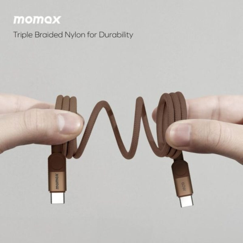 Momax 30W GaN Charger Kit with 60W Magnetic-Winding USB-C Cable, 1m – UK - view 3