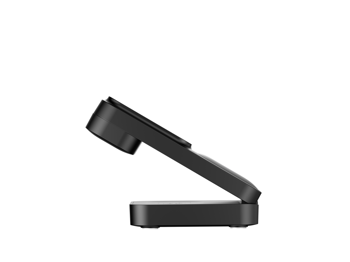 Havit W3107 Foldable 3-in-1 Wireless Charger with LED Clock, Black, original view 8