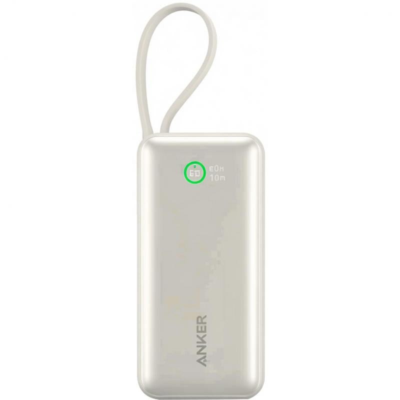 Anker Nano Power Bank A1259H21 10000mAh 30W Shell White - front view