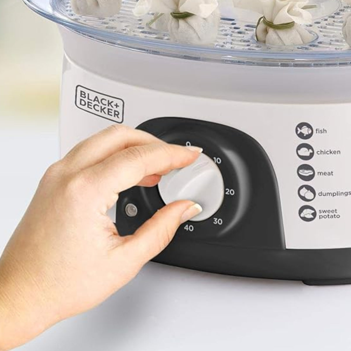 BLACK+DECKER HS6000-B5 10L 3-Tier Food Steamer