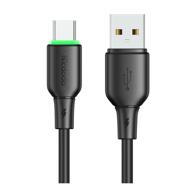 Mcdodo CA-475 USB-A to USB-C LED Cable 100W 1.2m