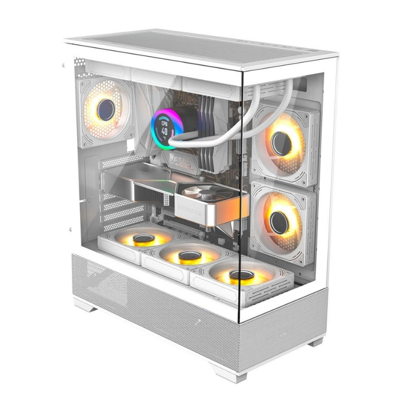 Havit CF925 PC Case, Black / White — أبيض