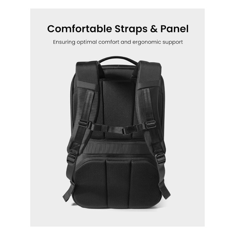 tomtoc Navigator-T67 38L Travel Laptop Backpack | Black