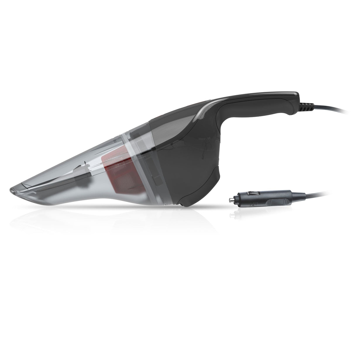 BLACK+DECKER 12V Dustbuster Auto car vacuum with transparent dust bowl and car power cable