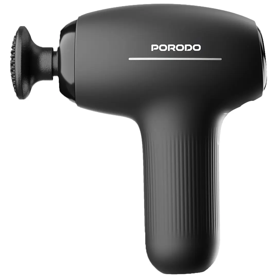 Porodo Cordless Mini Massage Gun 5 Speeds - Black