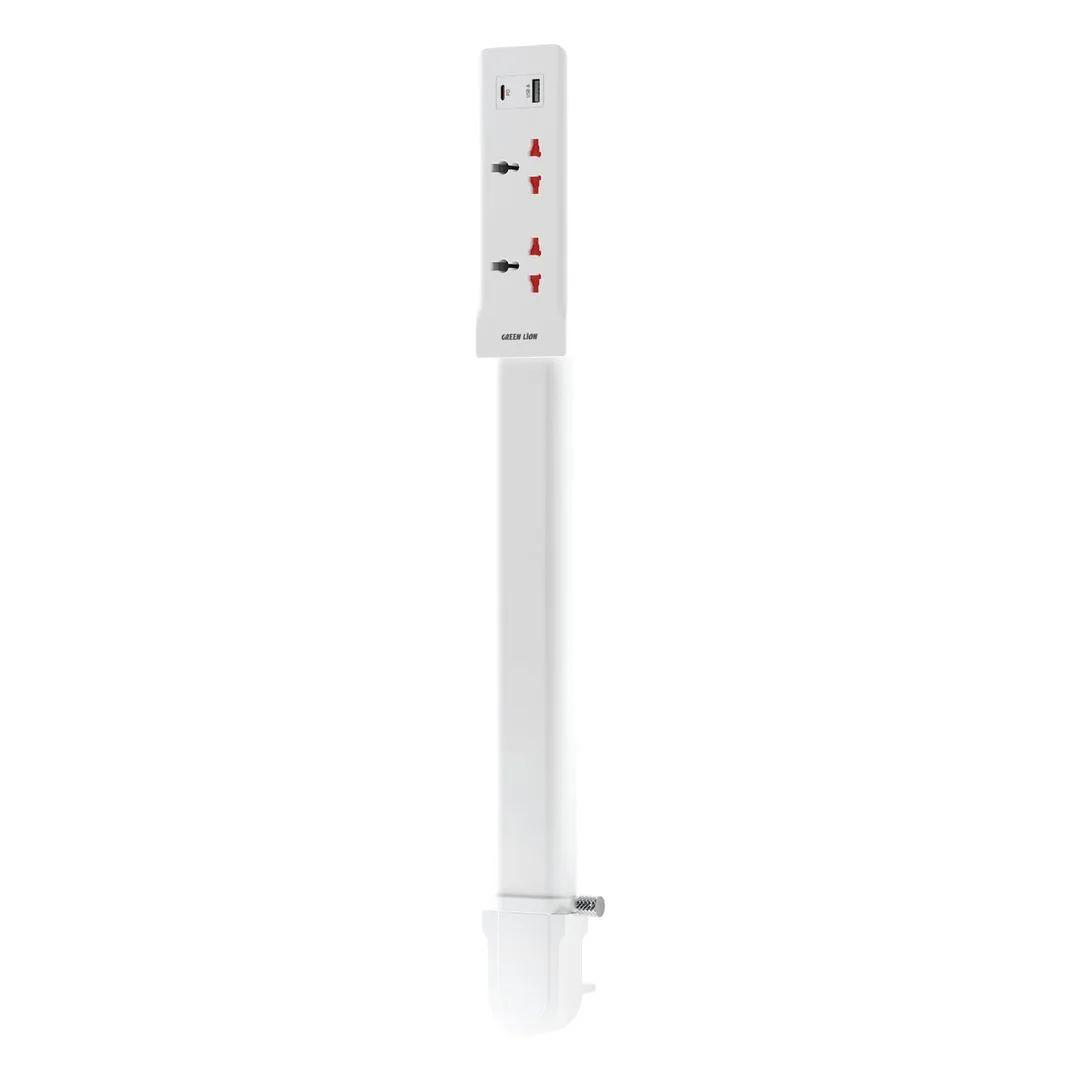 Green Lion POWER LINK Universal Power Strip - White