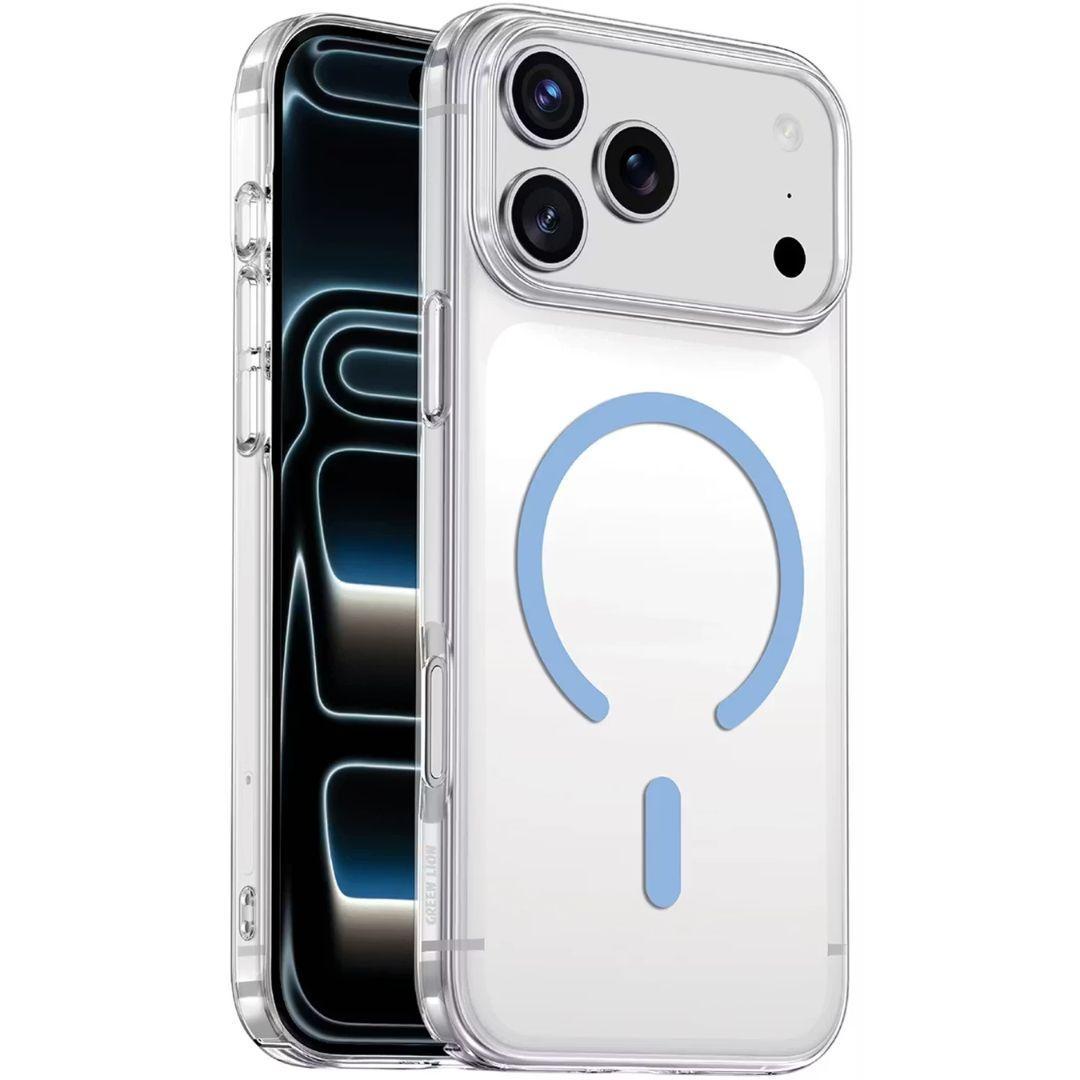 Green Lion Coral Delgado Case For iPhone 18Pro Max - Light Blue