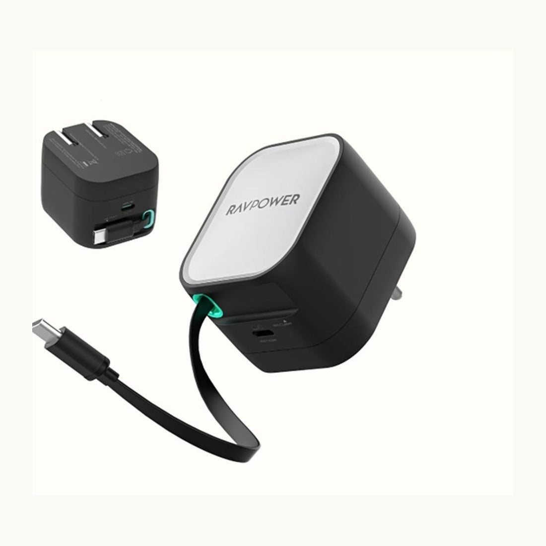 RAVPower RP-PC1102 Charger شاحن جداري مع كابل