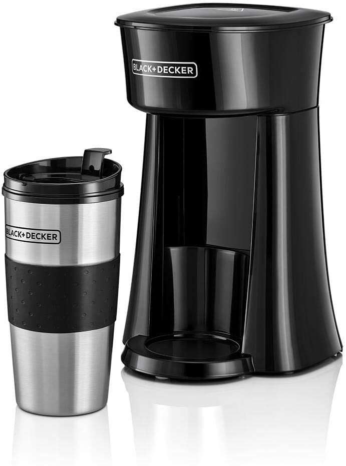 Black+Decker DCT10-B5 ماكينة قهوة مع كوب سفر