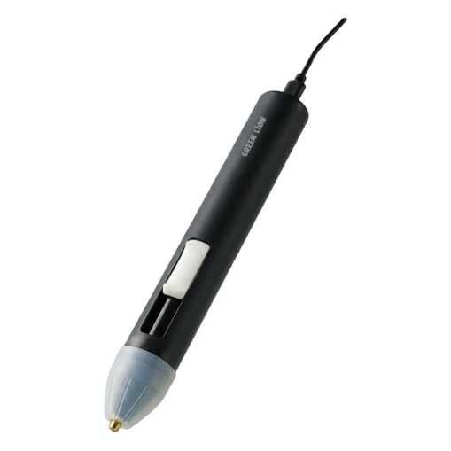 Green Lion ELECTRIC GLUE PEN with Multi - Color Sticks - Black