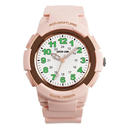 Green Lion EXPLORER Kids Analog Watch - Pink