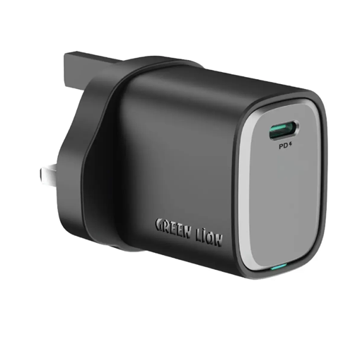 Green Lion Dual QC3.0 Car Charger 40W (QC 20W*2) USB-A to USB-C Cable 1M - Black