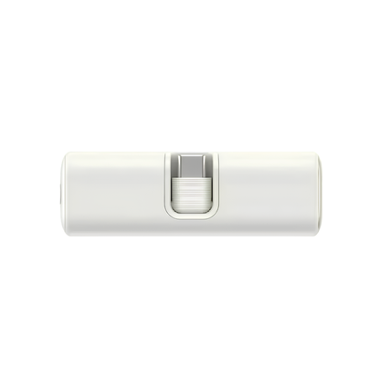 Anker Nano A1653 5000 mAh Power Bank with Foldable USB-C Connector - White