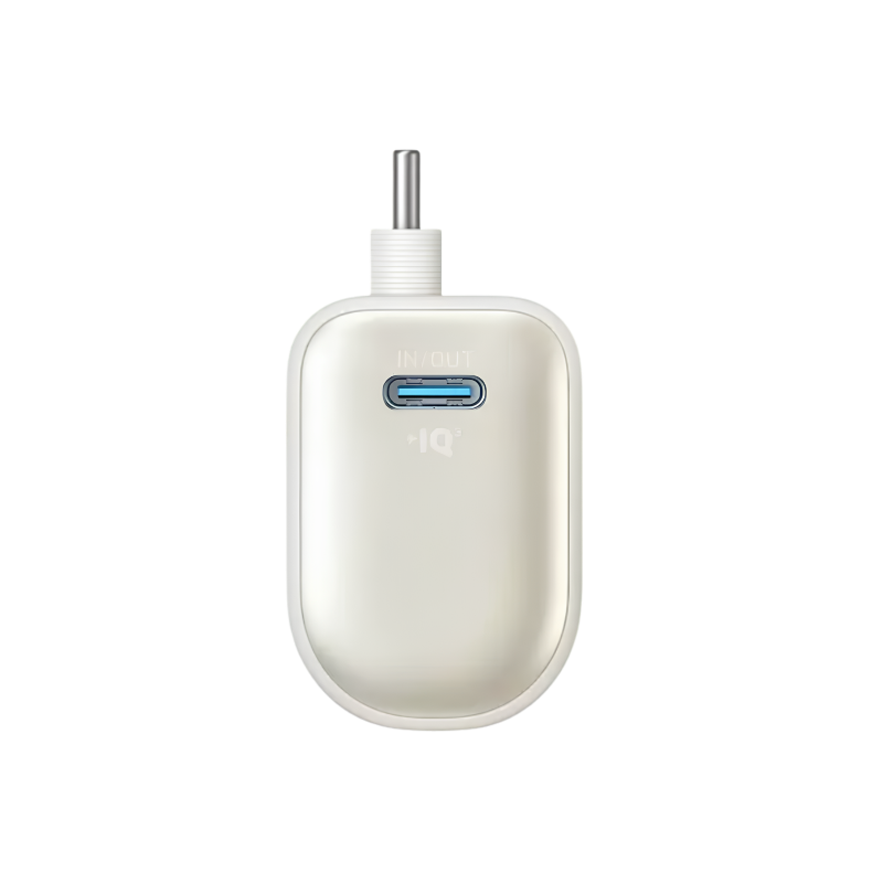 Anker Nano A1653 5000 mAh Power Bank with Foldable USB-C Connector - White