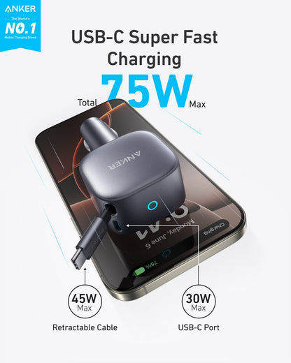 Anker Nano 75W Car Charger Grey - 2