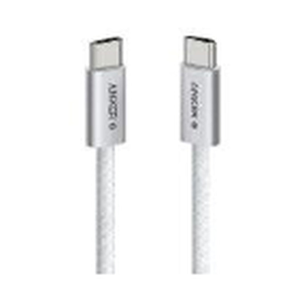 كابل Anker Zolo بقوة 240 واط وبطول 1 متر - ابيض