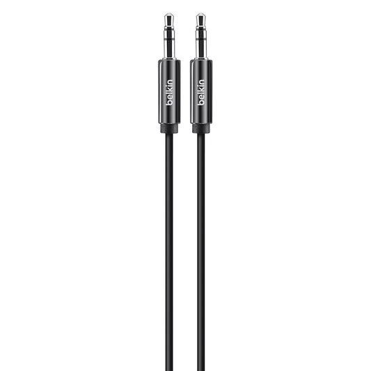 كابل صوت Belkin ستيريو 3.5 ملم بطول 1.8 متر - أسود - AV10104bt1.8M