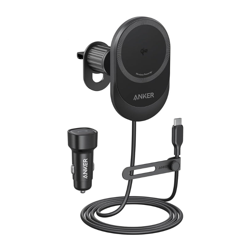 Anker MagGo B2932111 15 W Qi2 Car Charger Kit, Black, original view 1
