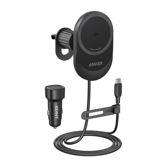 Anker MagGo B2932111 15 W Qi2 Car Charger Kit, Black, original view 1