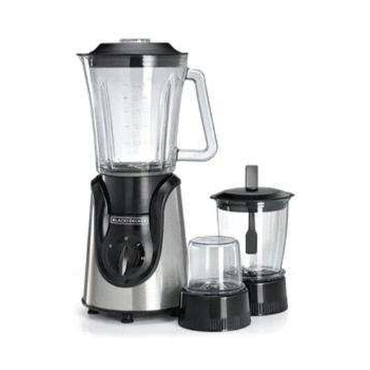 Black+Decker BX600G-B5 خلاط زجاجي مع مطحنة ومفرمة
