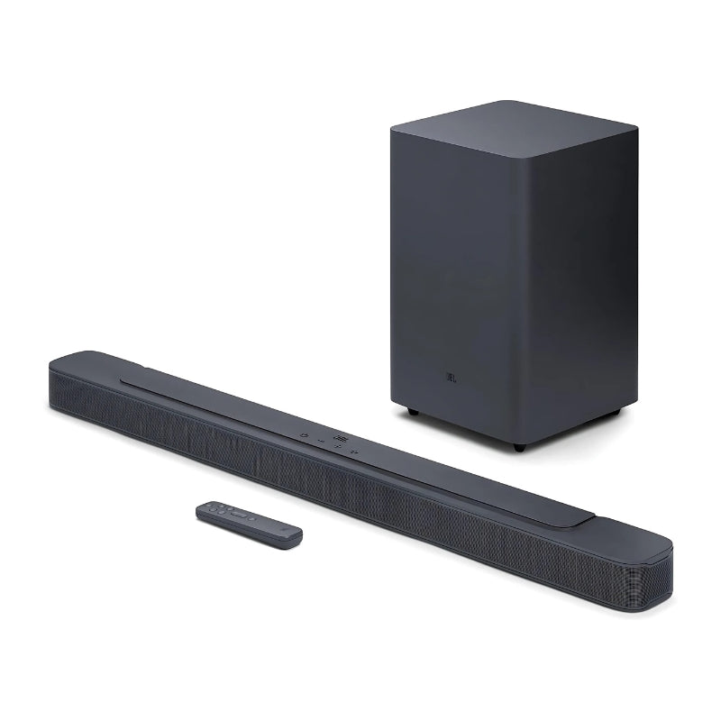 JBL Bar 2.1 Deep Bass MK2 Soundbar with Wireless Subwoofer, Black, original view 1
