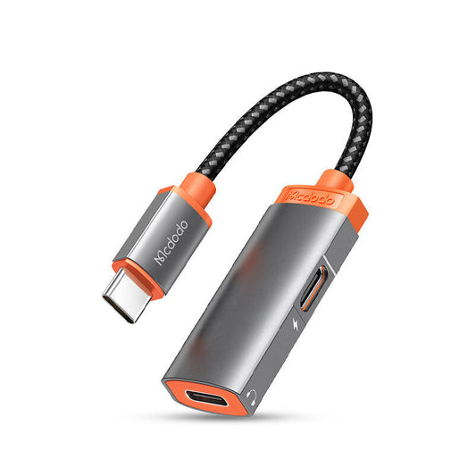 Mcdodo CA-0520 Dual USB-C Audio & PD Charging Adapter, 60 W