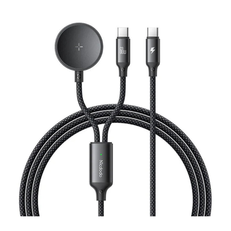 Mcdodo CA-4210 USB-C to USB-C Cable & Samsung Watch Charger, 1.2 m