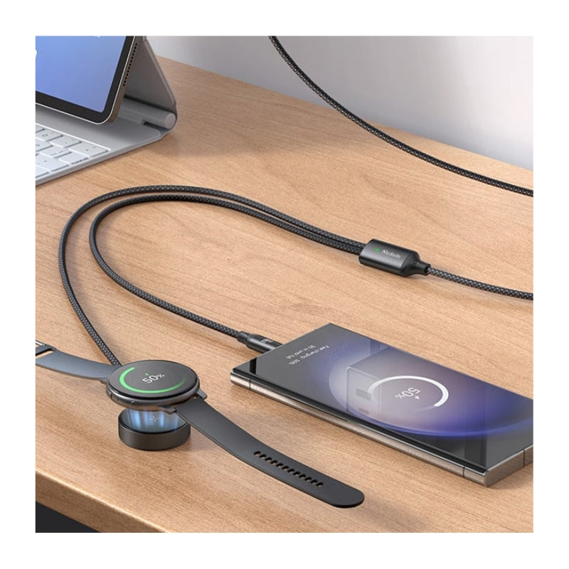 Mcdodo CA-4210 USB-C to USB-C Cable & Samsung Watch Charger, 1.2 m