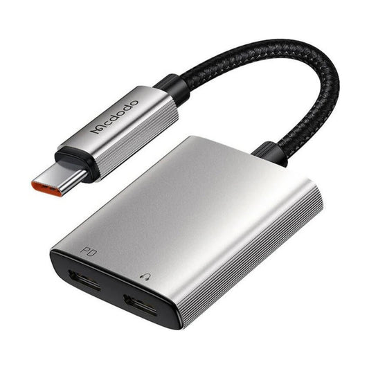 Mcdodo CA-5570 Dual USB-C Audio & PD Charging Adapter, 60 W