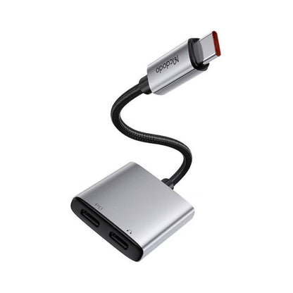 Mcdodo CA-5570 Dual USB-C Audio & PD Charging Adapter, 60 W