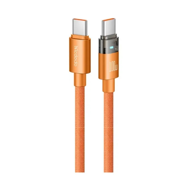 Mcdodo CA-558 USB-C to USB-C Lighted Cable, 100W, 1.2 m