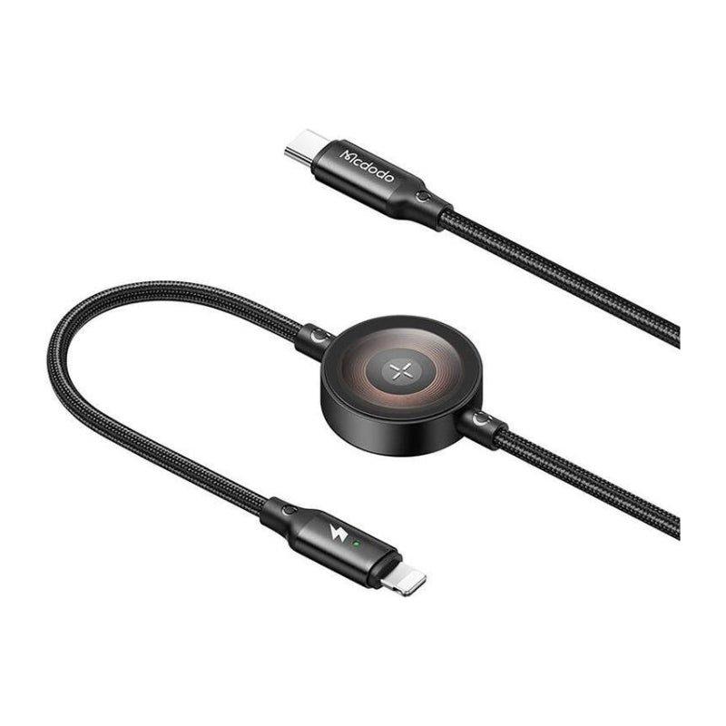 Mcdodo CA-5680 USB-C to Lightning Cable & Apple Watch Charger, 1.5 m