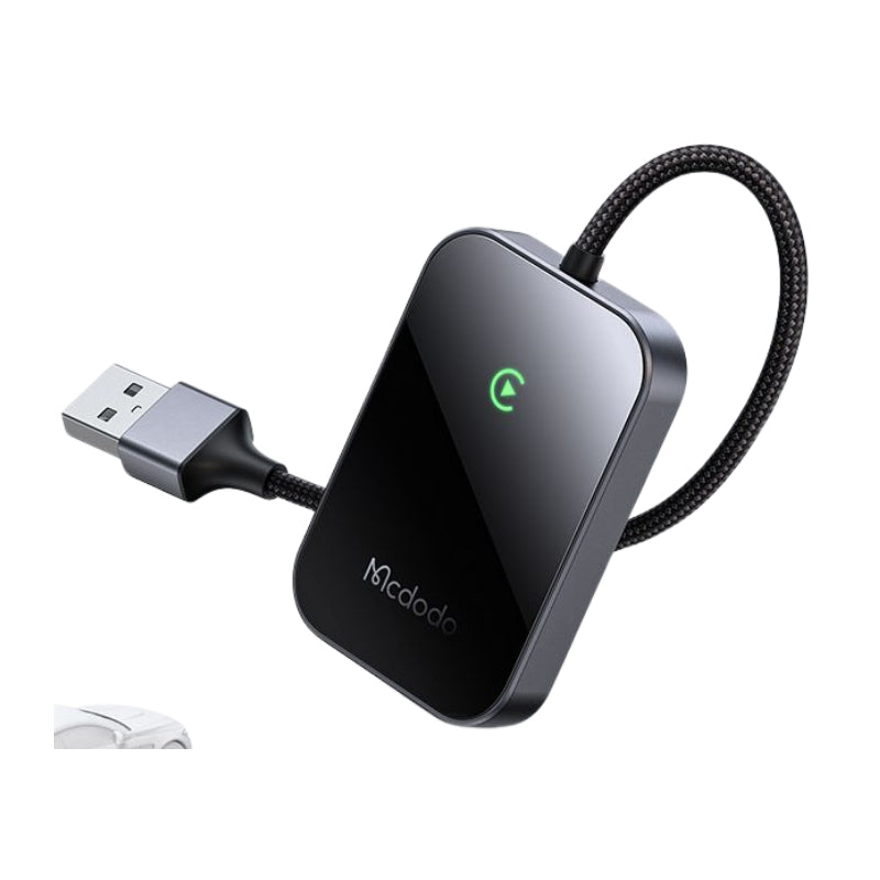 Mcdodo CA-7210 Wired-to-Wireless Apple CarPlay Adapter, Black, original view 4