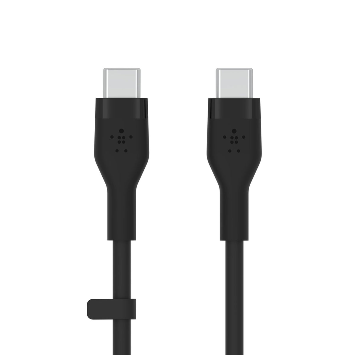 كابل Belkin BoostCharge Flex سيليكون USB-C إلى USB-C بقوة 60 واط - 1 متر - أسود - CAB009bt1MBK
