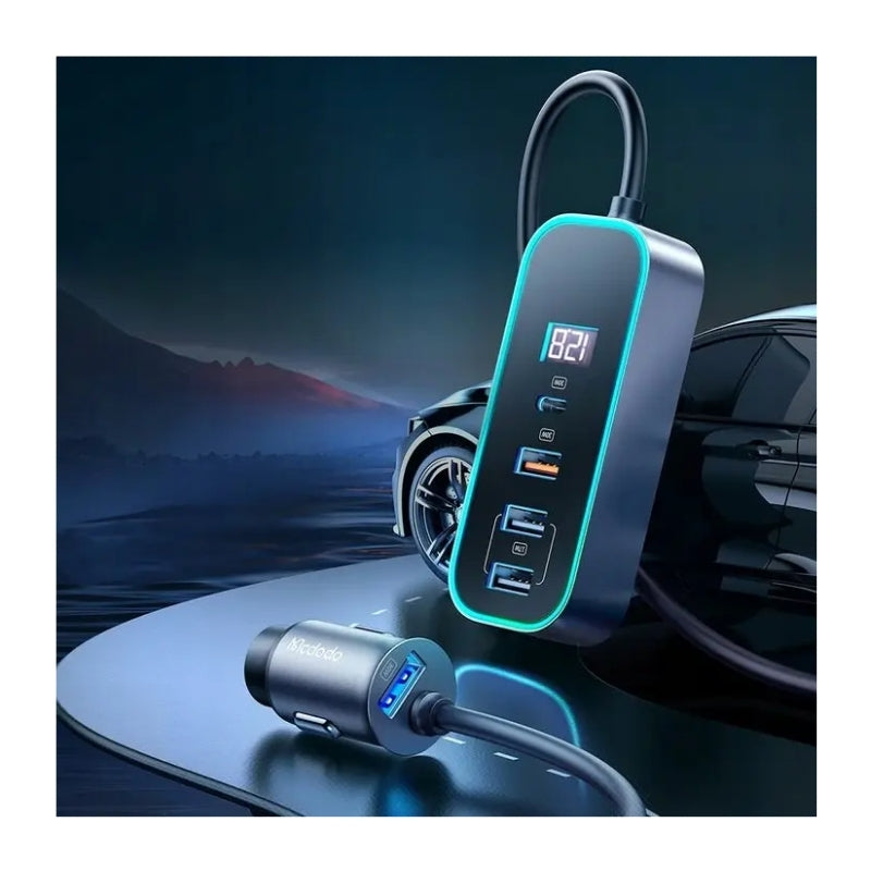 Mcdodo CC-1900 5-Port Car Charger, 107 W, 1.5 m Cable