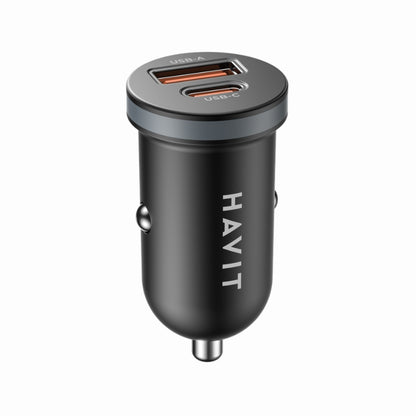 Havit CC2043 USB-C & USB-A Car Charger, PD 30 W