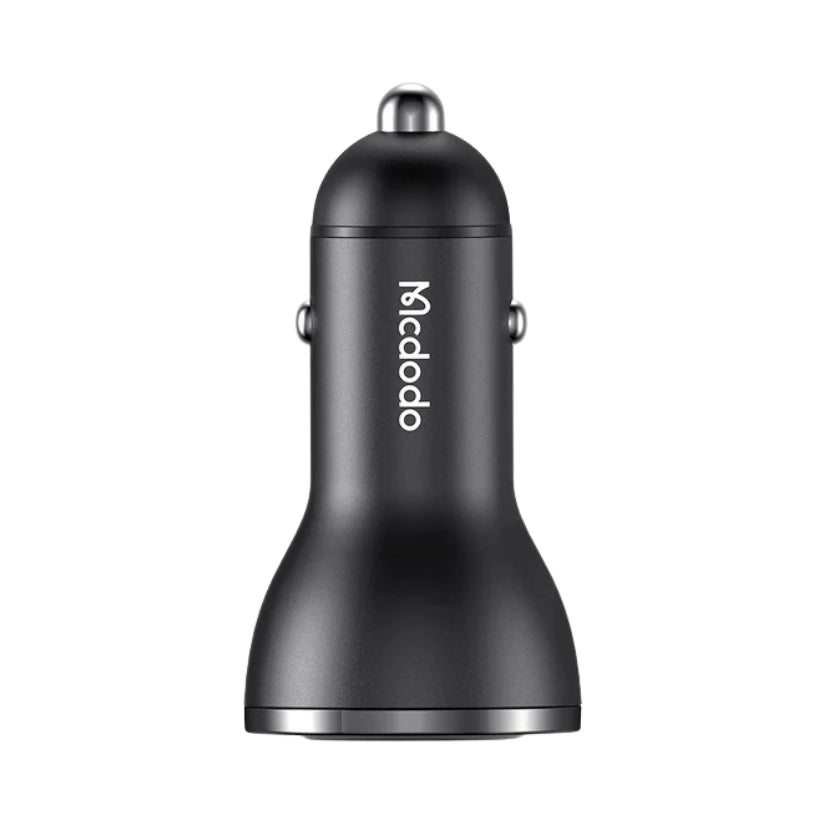 Mcdodo CC-5670 Digital Voltage Display Car Charger, USB-C & USB-A, Up to 95 W, Black, original view 1