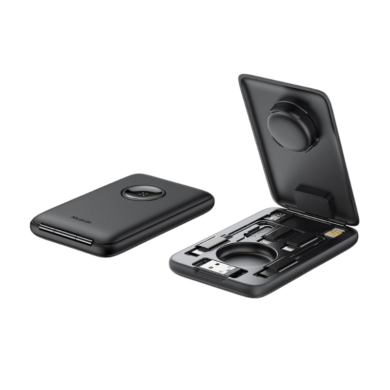 Mcdodo CH-2440 Multifunction Accessory Case with Apple Watch Charger, Black, original view 1
