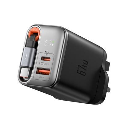 Mcdodo CH-409 FreeGo UK charger, Black, original view 1