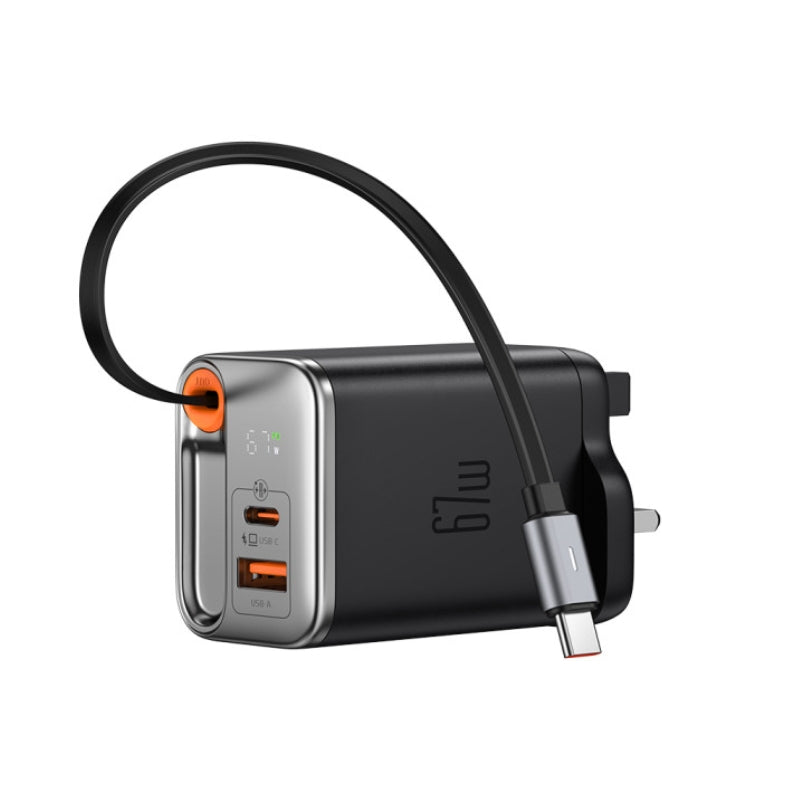 Mcdodo CH-409 FreeGo UK charger, Black, original view 5