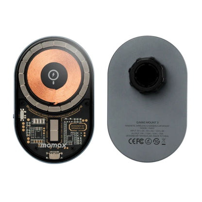 Momax Q.Mag Mount 3 CM20E Magnetic Wireless Car Mount Charger, Up to15 W, original view 1