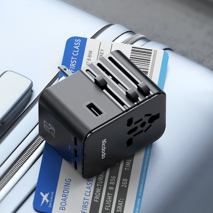 Mcdodo CP-3270 45 W Travel Adapter, 3 USB-C + 2 USB-A, USB-C Cable, Black, original view 3