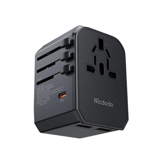 Mcdodo CP-4290 Travel Adapter with up to 33 W PD Charging, Black, original view 1