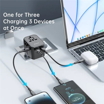 Mcdodo CP-4290 Travel Adapter with up to 33 W PD Charging, Black, original view 2