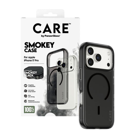 CARE by PanzerGlass Smokey MagSafe Case for iPhone 17 Pro – Smokey Black - view 4